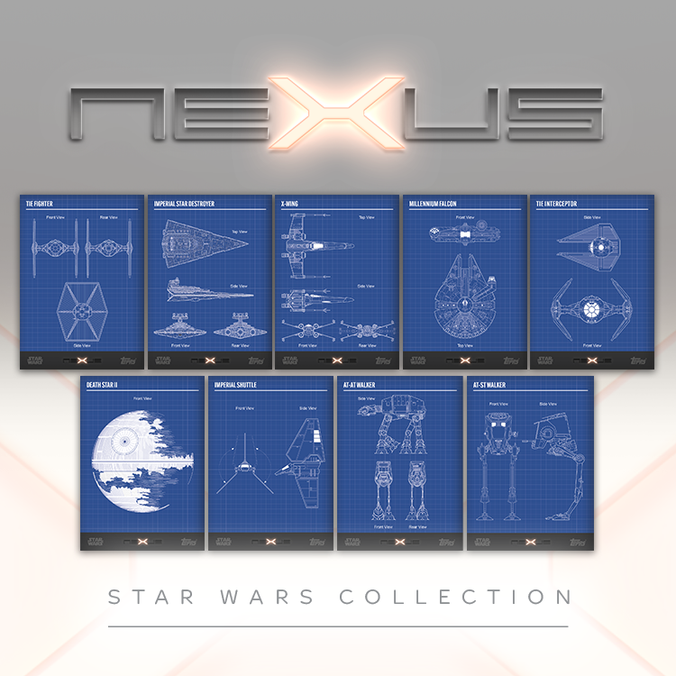 2022 TOPPS EUROPE STAR WARS NEXUS 6 - Set of 5 cards