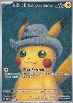 Pikachu with Grey Felt Hat (SVP 085)