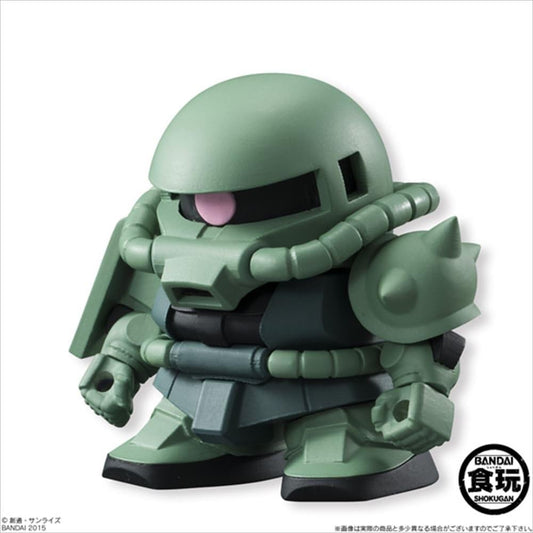 Premium Bandai Shokugan Build Model:  ZAKU II (GREEN)