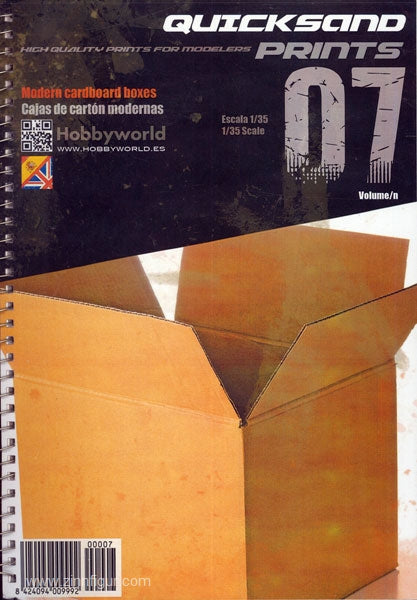 Quicksand Prints. High Quality Prints for Modelers. #7: Modern Cardboard boxes