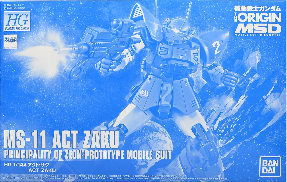 1:144 HGGTO MS-11 ACT ZAKU