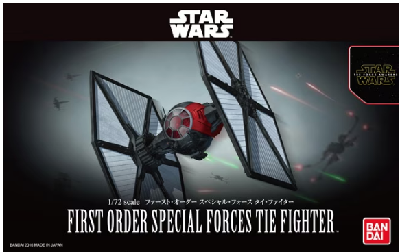 STAR WARS 1:72 First Order Special Forces TIE Fighter - JAPAN import - Ref. A010