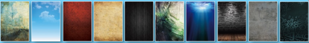 HOBBYWORLD - PHOTO BACKGROUND A4 (10pcs) - SET 2