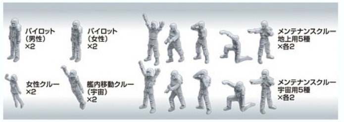 Builders Parts HD: 1/144 MS Figure #01