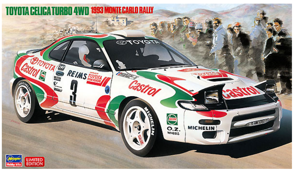 1:24 Toyota Celica Turbo 4WD 1993 Montecarlo Rally