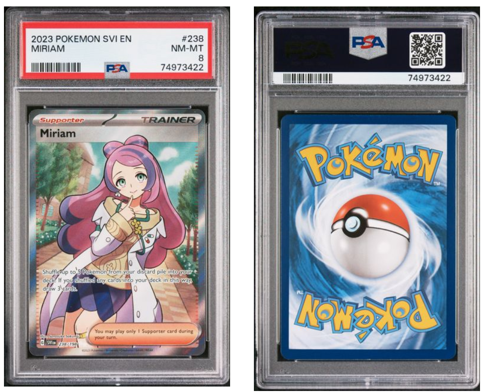 PSA 9 2023 POKEMON SVI EN MIRIAM (74973422)