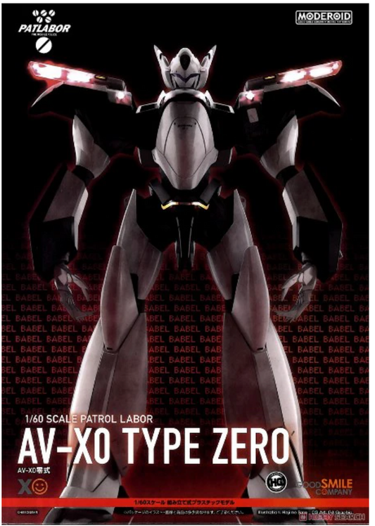 Mobile Police Patlabor Moderoid Plastic Model Kit 1/60 AV-X0 Type Zero 1   Ref. A008