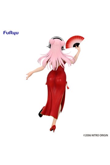 Super Sonico Trio-Try-iT PVC Statue China Dress Ver. 21 cm