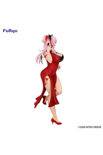 Super Sonico Trio-Try-iT PVC Statue China Dress Ver. 21 cm