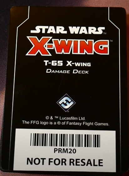 X-Wing Damage Deck - Star Wars X-Wing