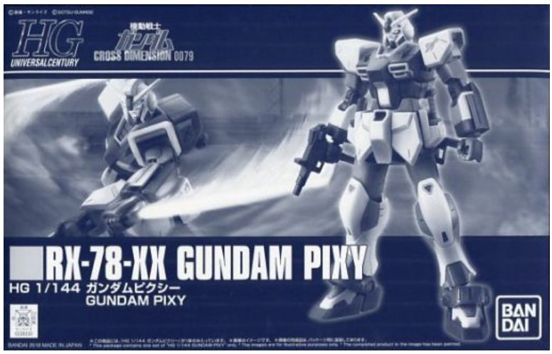 1:144 HGUC Gundam Cross Dimension 0079 RX-78XX Gundam Pixy
