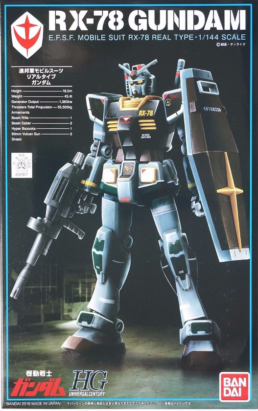 1:144 HGUC RX-78 Gundam 21stCentury Real Type