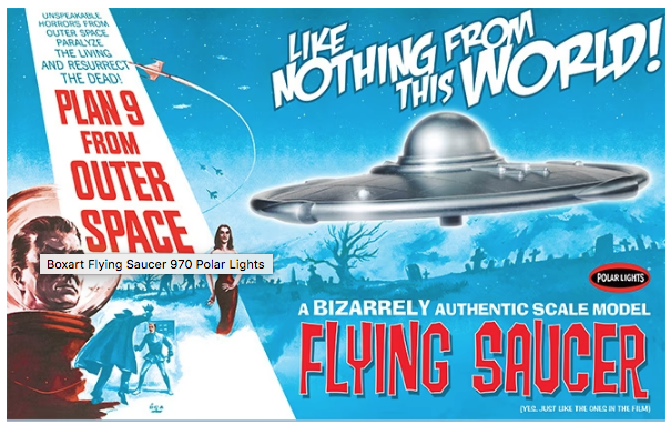 Polar Lights - 1:48 Plan 9 From Outer Space Flying Saucer