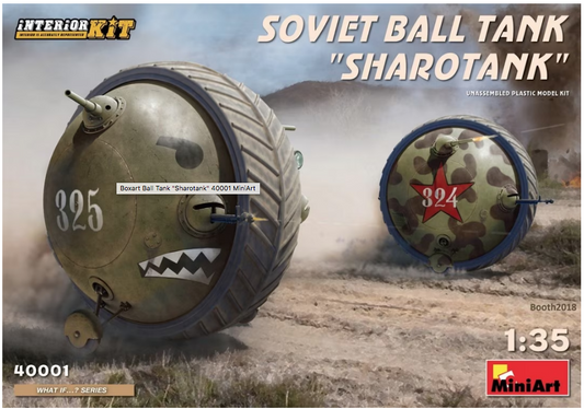 MiniArt 1:35 Soviet Ball Tank "Sharotank" with Interior Kit