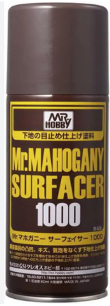 Mr. Hobby B528 Spray Mr Finishing Surfacer 1000 Mahogany 170ml