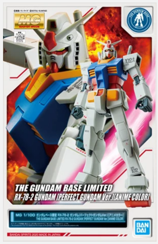 MG 1/100 THE GUNDAM BASE LIMITED RX-78-2 GUNDAM[PERFECT GUNDAM Ver.][ANIME COLOR]