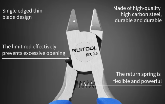 4.5'' Model Nippers Ultra-thin Single-Edged