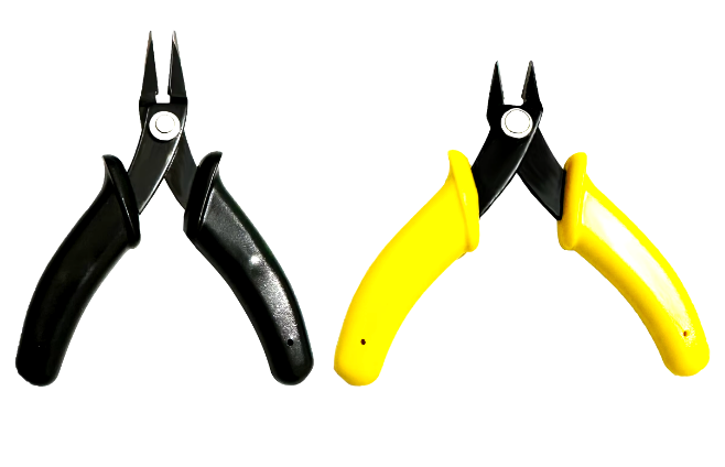 2 Pcs Set: Nipper & Needle Nose Pliers