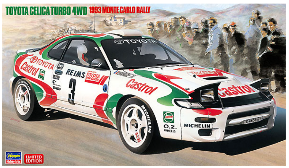 1:24 Toyota Celica Turbo 4WD  1993 Montecarlo Rally