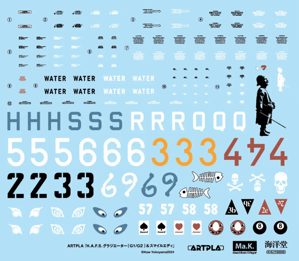 1/35 ARTPLA H.A.F.S. Gladiator  (G1/G2) & Smile Eddie Amsel