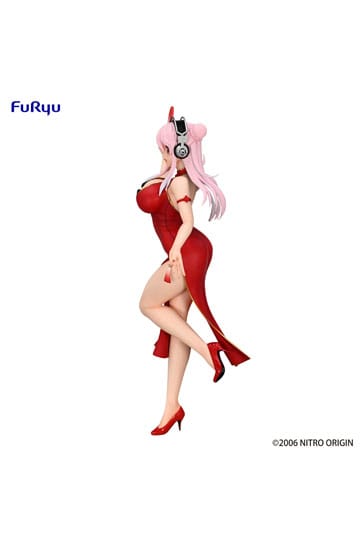 Super Sonico Trio-Try-iT PVC Statue China Dress Ver. 21 cm