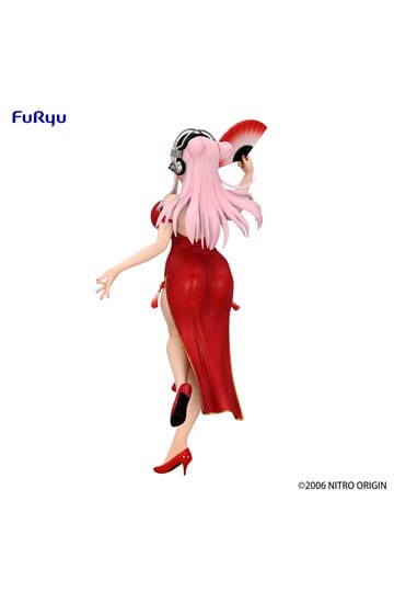 Super Sonico Trio-Try-iT PVC Statue China Dress Ver. 21 cm