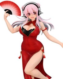 Super Sonico Trio-Try-iT PVC Statue China Dress Ver. 21 cm